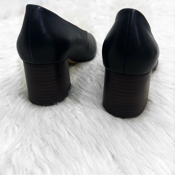 Bella Vita Nara Block Heel Pump Almond Toe Classic Black Size 11 Medium Width - Picture 5 of 10